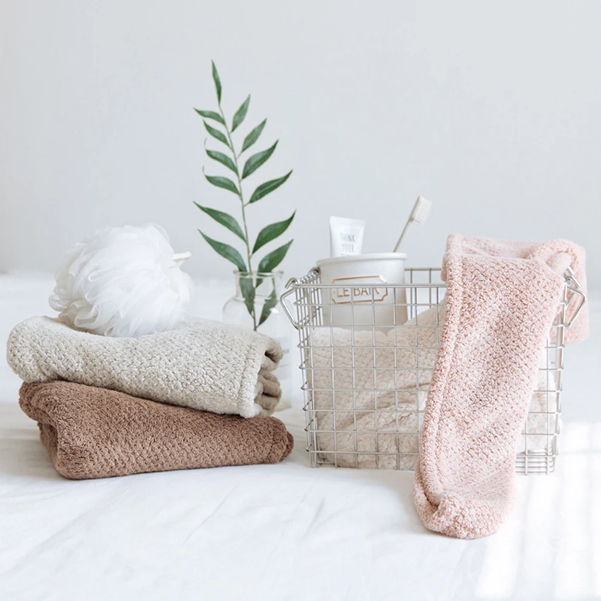 Шапочка для сухих волос из микрофибры Полиэстеровая ткань с геометрическим