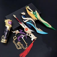 kings peripheral alloy sword game props model bar decoration unopened sword toy creative birthday gift keychains collection