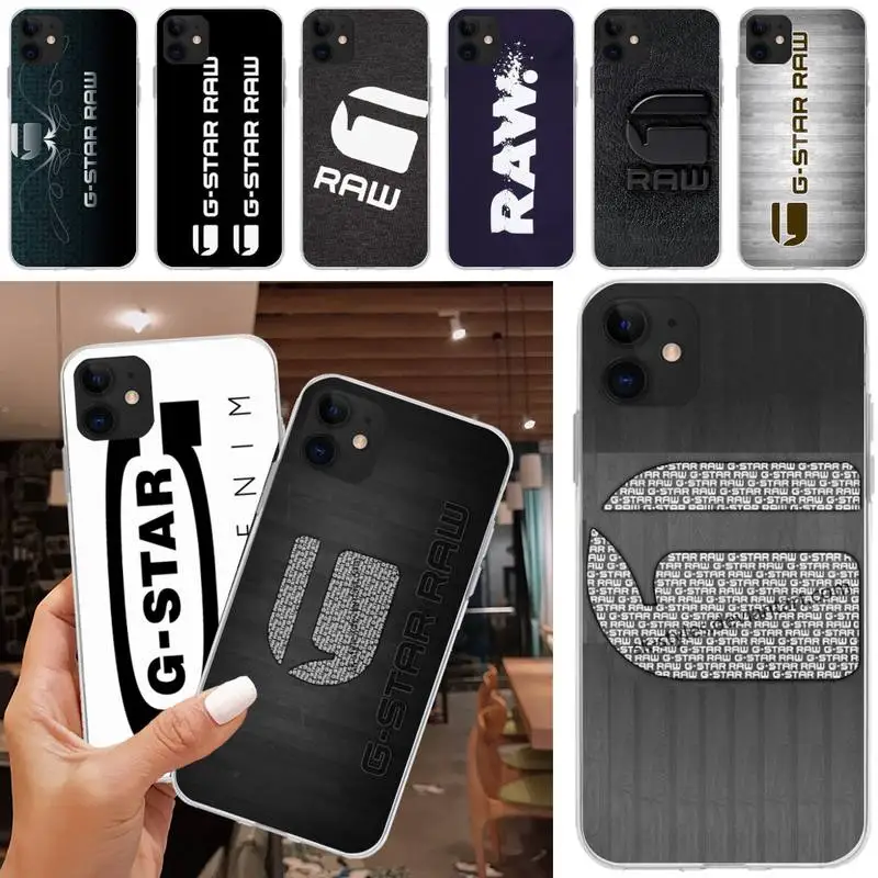 

G-STAR Phone Case Matching Coque Transparent For Iphone XR 11 12 13 Pro X XS Max 6 7 8 6s Plus SE2020 Case