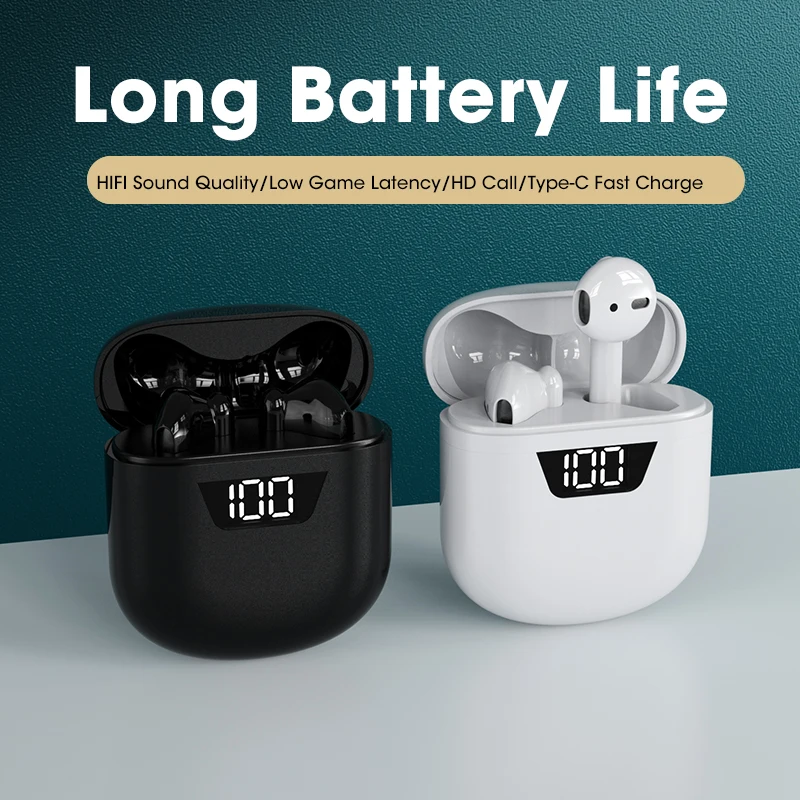 TWS-наушники Bluetooth-наушники Беспроводные наушники с микрофоном Сенсорное