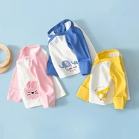 new 2021 kids boys girls summer clothing cute cartoon y neck sleeve t shirt tops toddler baby pajamas