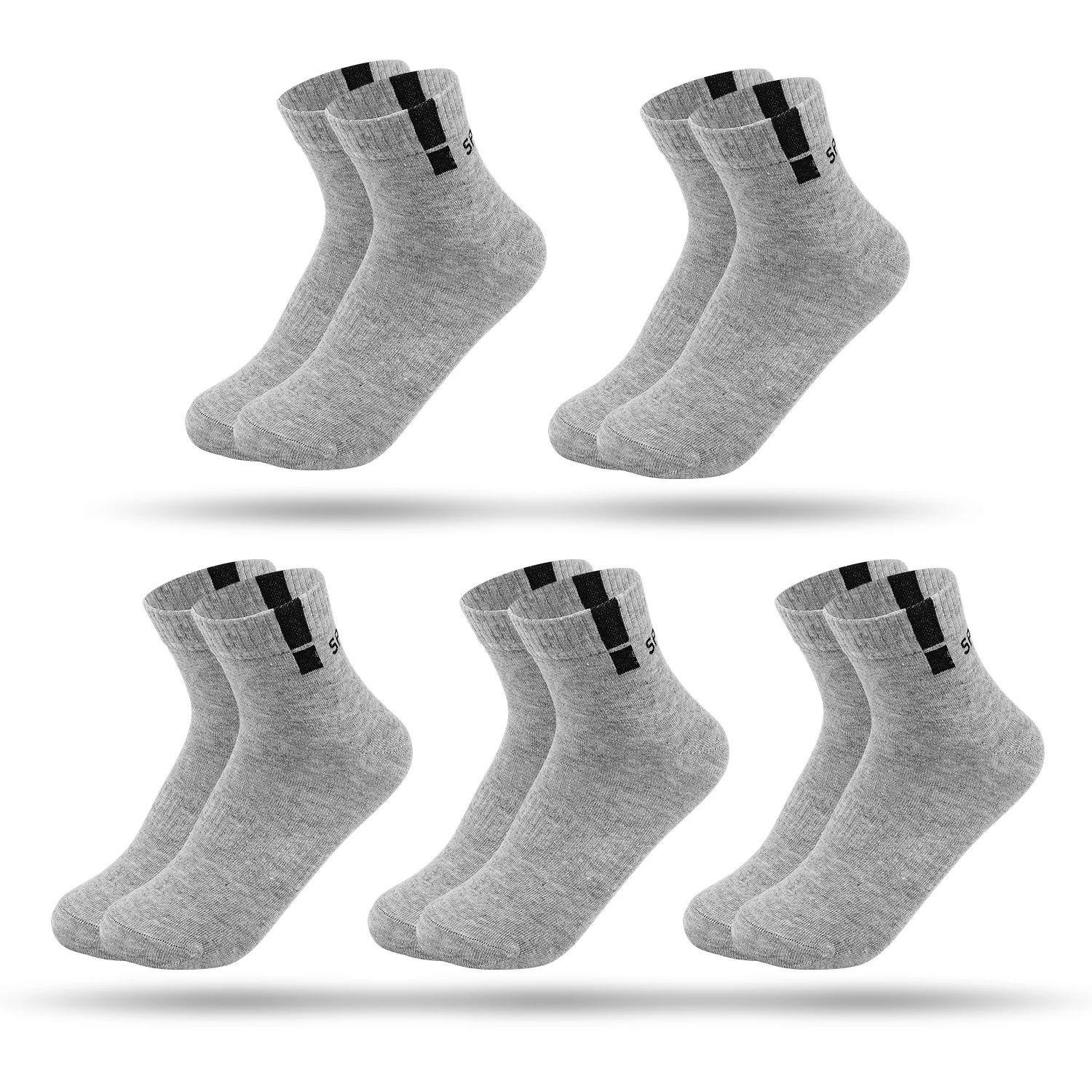 

Men's Sports Socks Solid Color Stripes Comfortable Breathable Cotton Daily Men's Short Tube Socks Casual Letter Socks