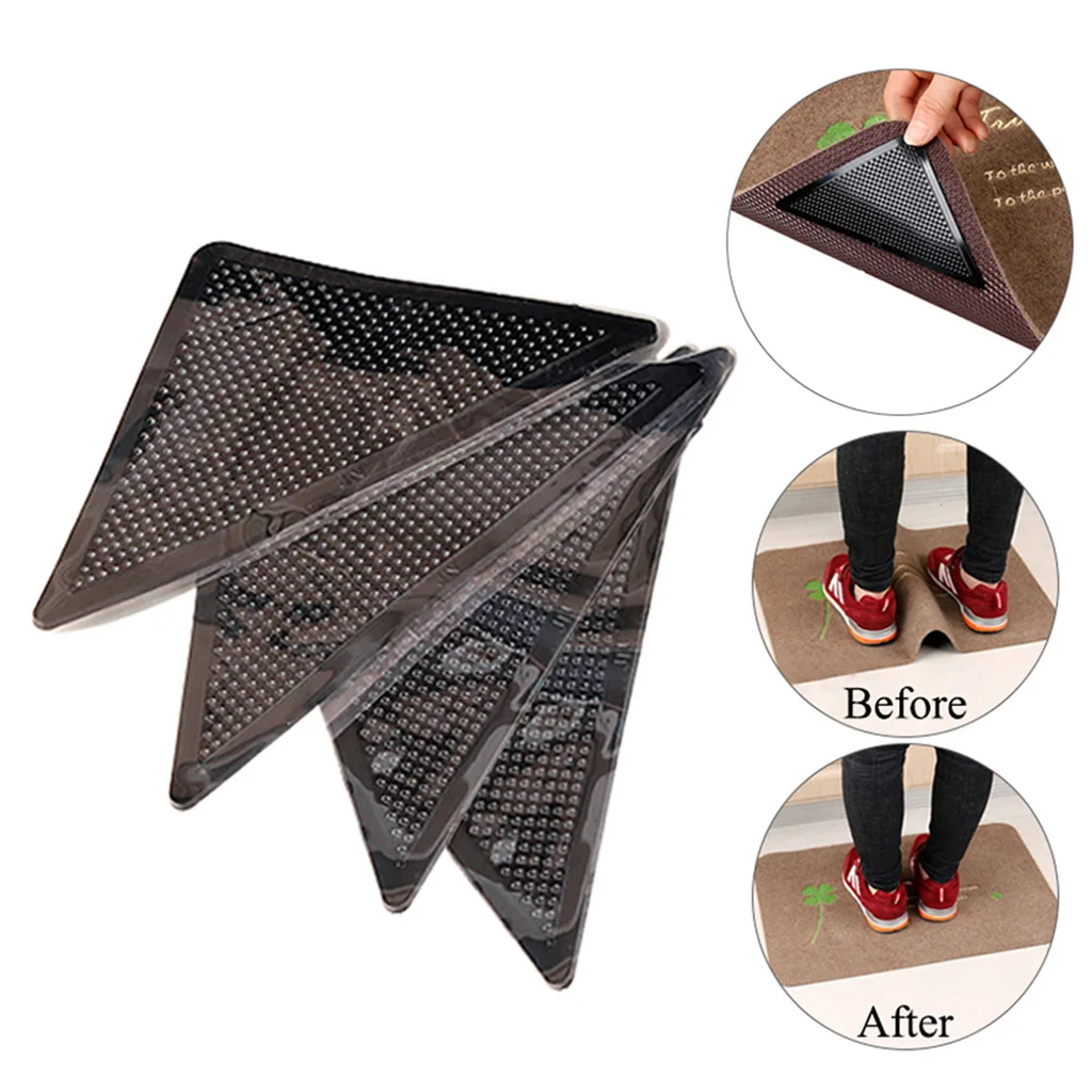 4 шт. коврик Коврик захваты Нескользящие моющиеся используется на различных