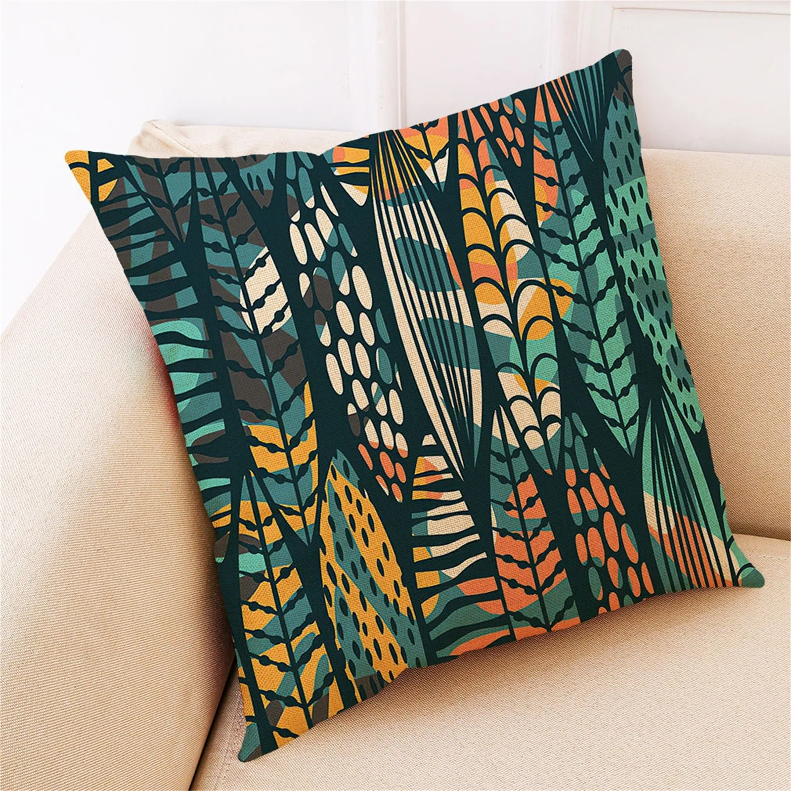 Домашний декор Чехлы красивое растение серии Подушка Чехол Деко Гостиная