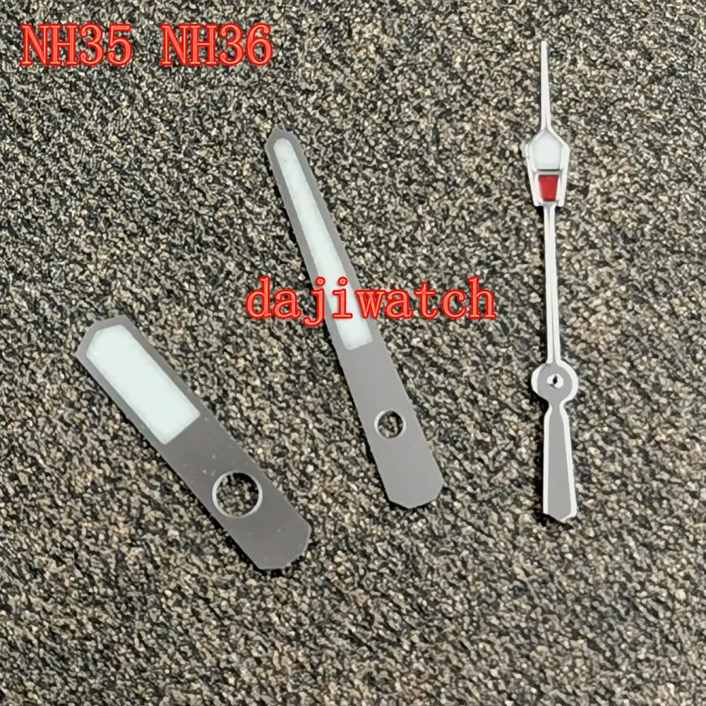 Зеленые светящиеся стрелки C3 подходит для японских часов NH35 NH36 | Наручные часы