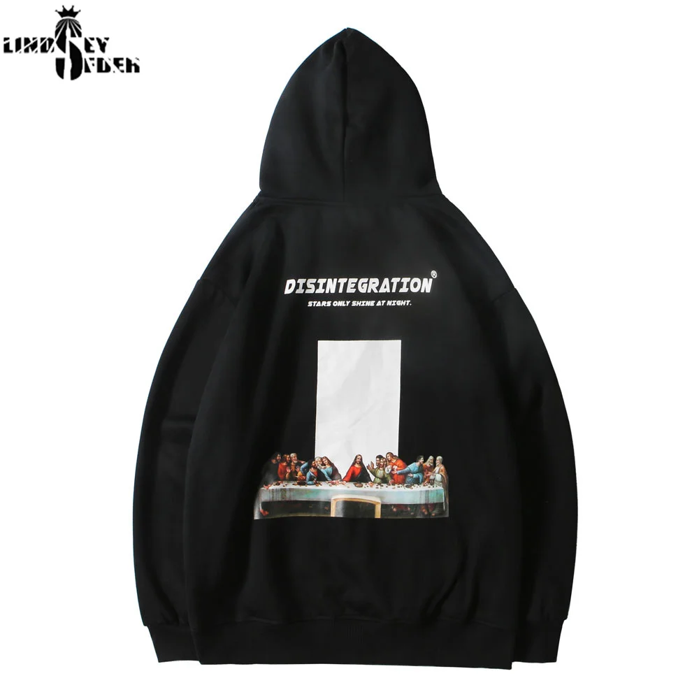 Мужская толстовка с капюшоном Lindsey Seader флисовая уличная осень 2020|Мужские