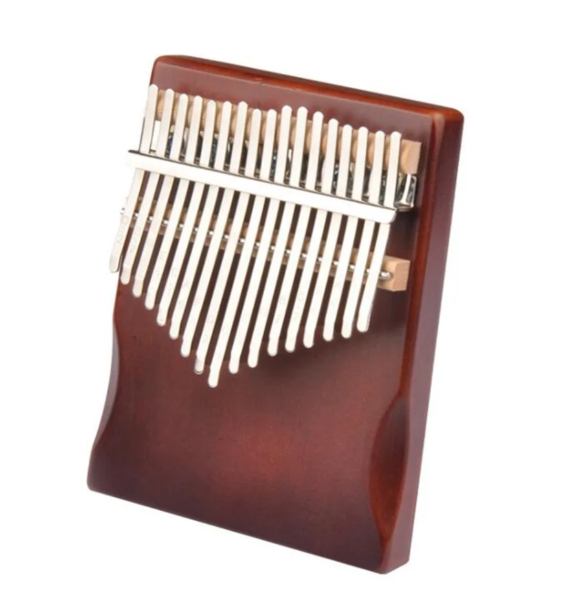 Пианино Kalimba с 17 клавишами деревянное красное дерево корпус Mbira музыкальные