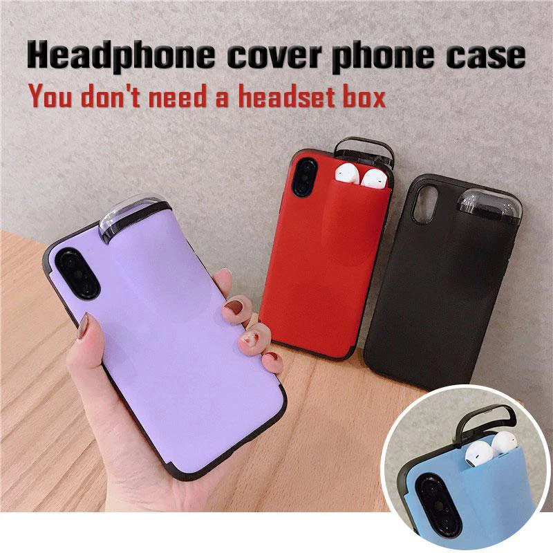 2 в 1 чехол для телефона с корпусом Airpods унифицированная защита ваших AirPods и iPhone