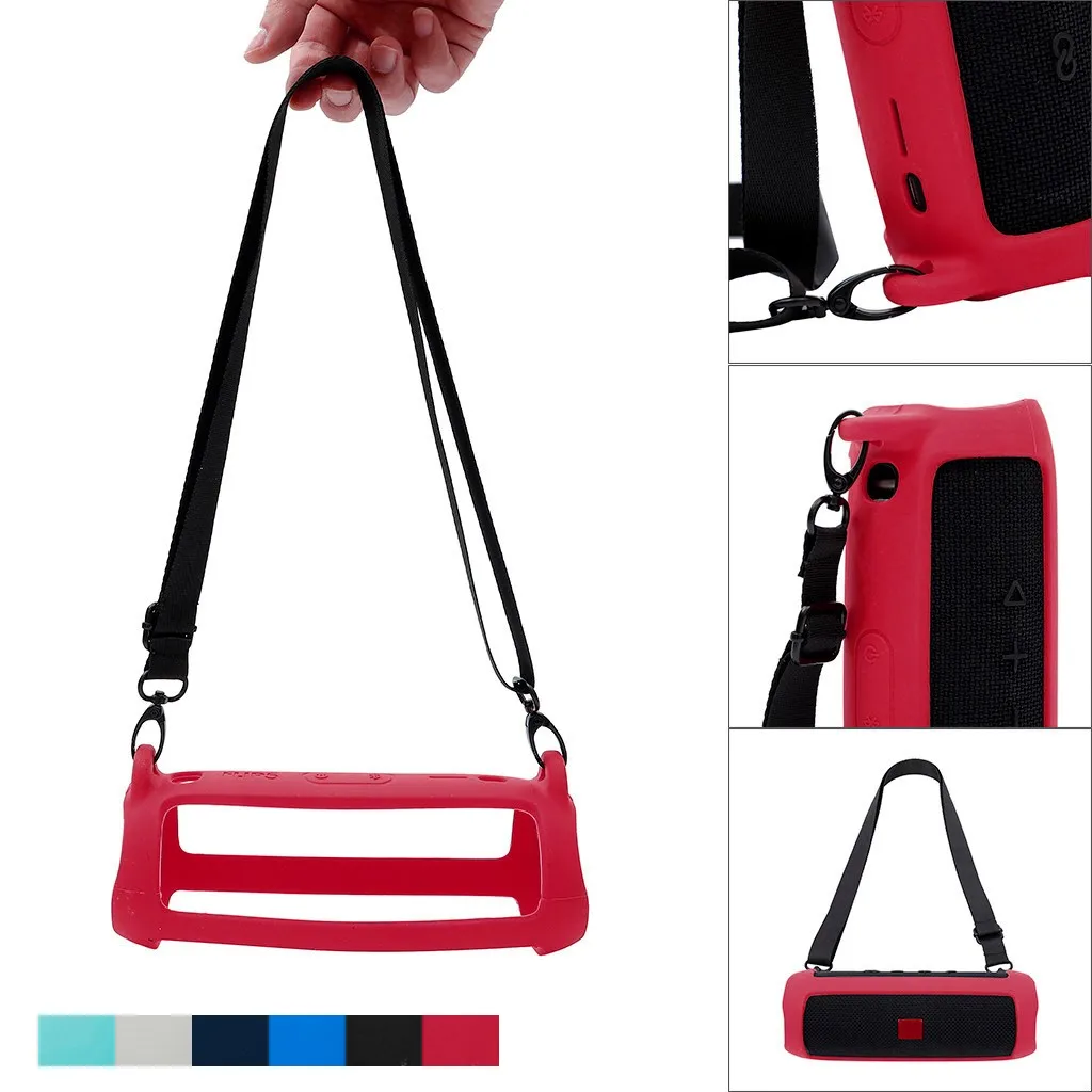 Новинка Лидер продаж Портативный Carry Силиконовый чехол кожного покрова с карабин