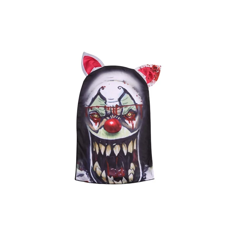 

2021 Kids Funny clown Cosplay Suit Halloween costume Movie The Dark Knight Joker Costume Jumpsuit Mask Full Sets Carnival Clown