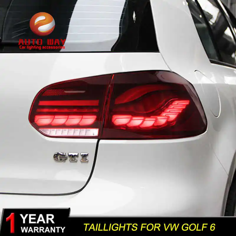 Автомобильный чехол для VW Golf 6 taillights mk6 R20 2008 2013 светодиодный MK6 динамический