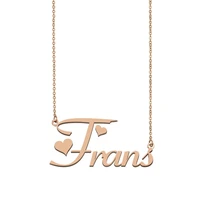 frans name necklace custom name necklace for women girls best friends birthday wedding christmas mother days gift