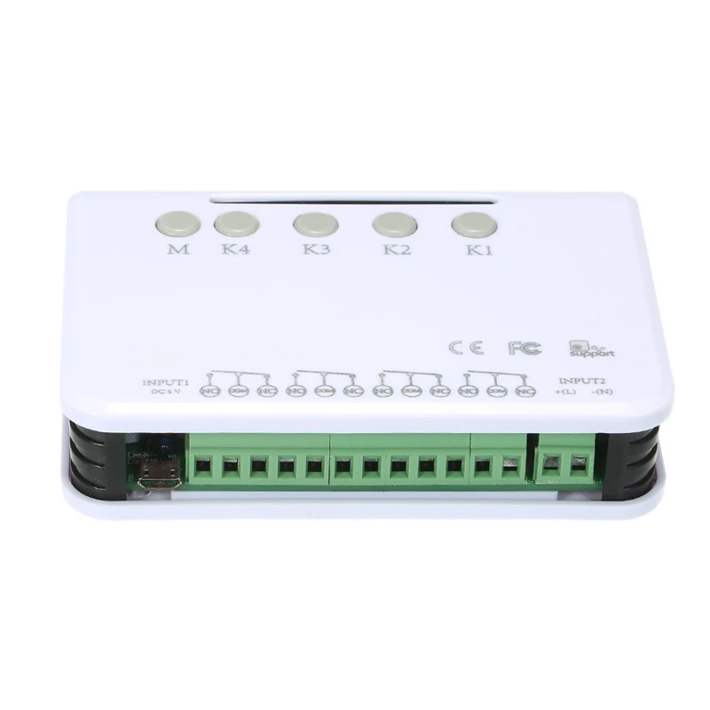 

Switch Module,4Ch DC Wifi Switch Remote Control Wireless Universal Module Timer RC Garage Door Switch Module 220V