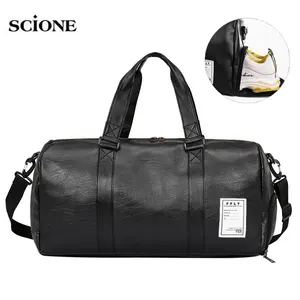 Кожаная спортивная сумка для фитнеса, тренировок, для мужчин и женщин, сумка для спорта, путешествий, багажа, путешествий, занятий йогой XA627WA