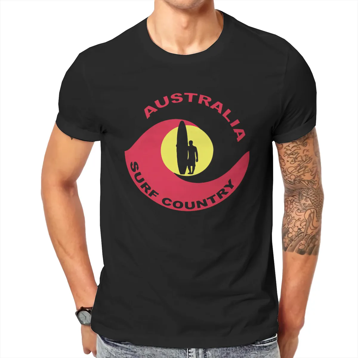 

australia surf T shirt Men T shirt summer T-shirt