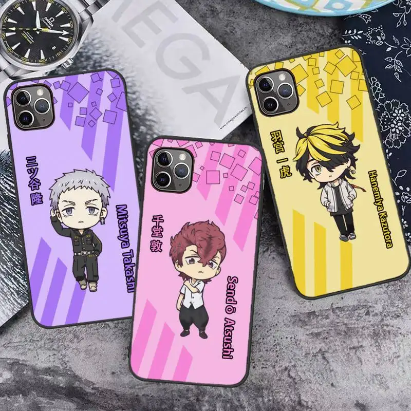 

Tokyo Avengers revengers anime Phone Case for iPhone 13 7 8 11 12 Pro X XS XR Samsung A S 6 7 9 10 51 70 mobile bags coque