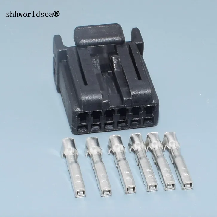 Shhworldsea 6 pin 1 2 мм Автомобильный пластиковый корпус автомобильная проводка