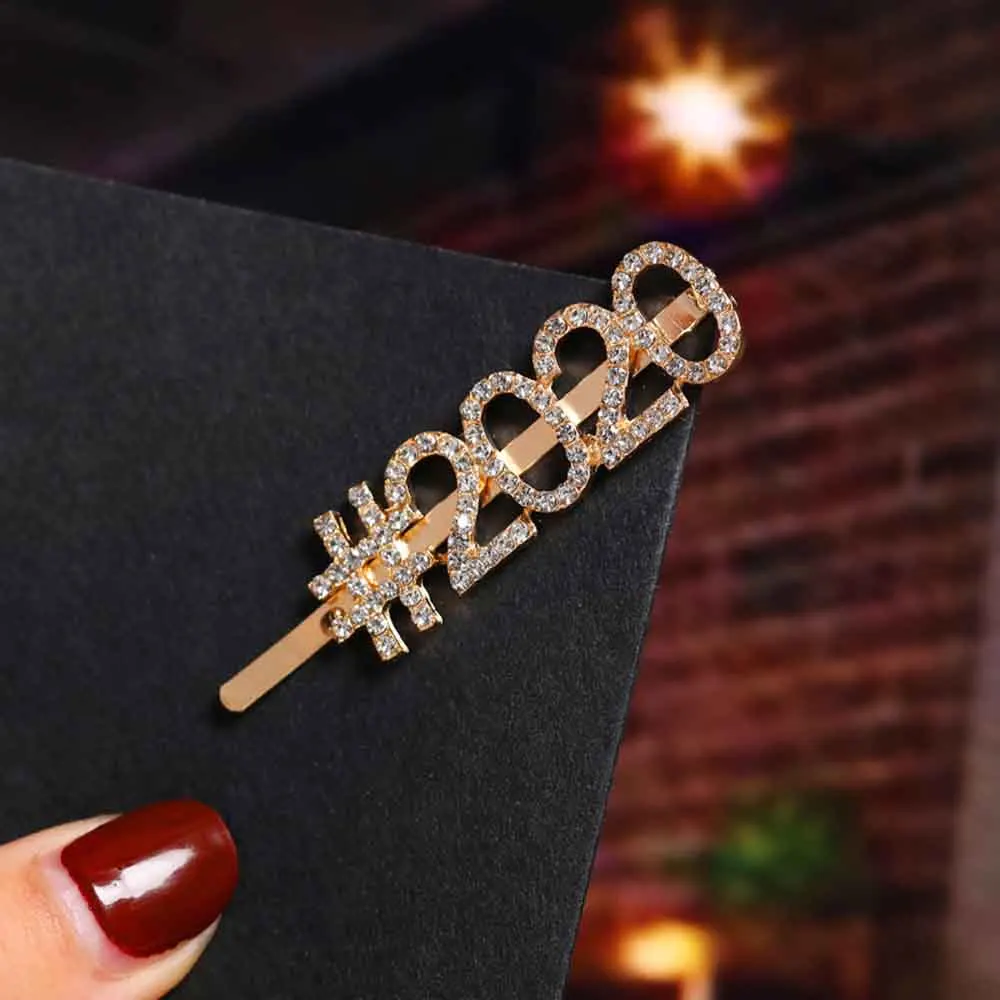 

1Pc Word Clip Rhinestone Hairpin English Letter Silver Word Clip Silver Diamond Liu Seaside Clip Women Girls Headwear Accessorie