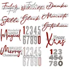 Металлические Вырубные штампы, форма для вырезания, разные буквы, цифры, скрапбукинг, бумажный нож, форма, лезвие, перфоратор, трафареты