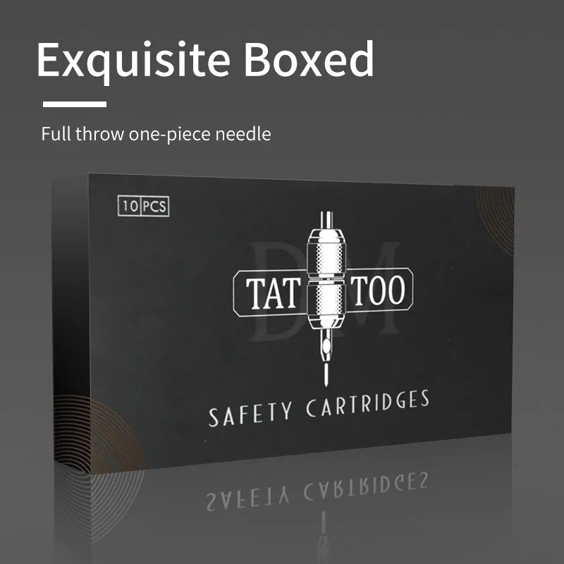 #12 Стандартный Одноразовые Иглы для татуировки 10 шт. 0 35 мм круглая кисть теней