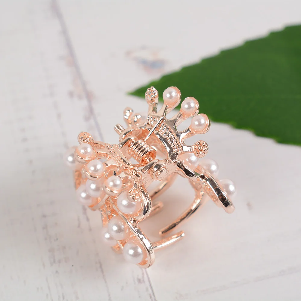 

Korean Hair Jewelry Simulated Pearl Hair Claws Rhinestone Hairclips Bridal Wedding Hair Accessories Headwear Claw To Grab