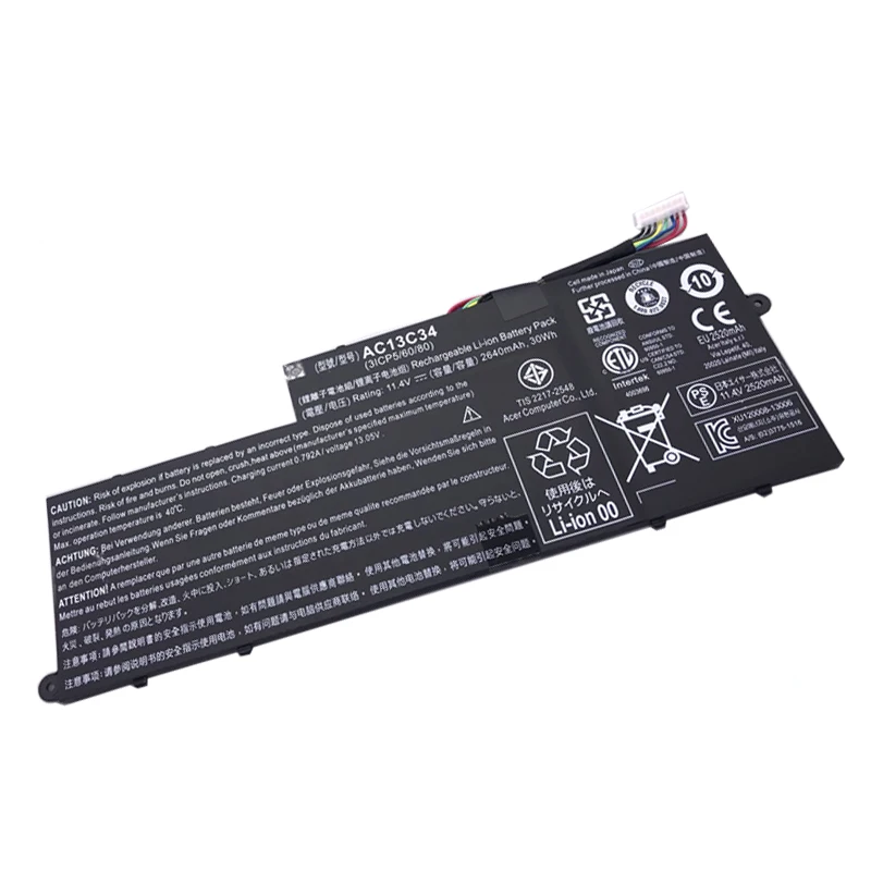 LMDTK Новый AC13C34 Аккумулятор для ноутбука Acer Aspire V5-122P V5-132 E3-111 E3-112 MS237 KT.00303.005 |