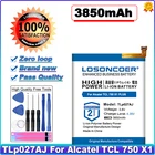 Аккумулятор высокой емкости LOSONCOER 3850 мАч TLp027A1 TLP027AC TLp027AJ, аккумулятор для Alcatel TCL 750 X1 PLUS A5 LED 5085D 5085Y