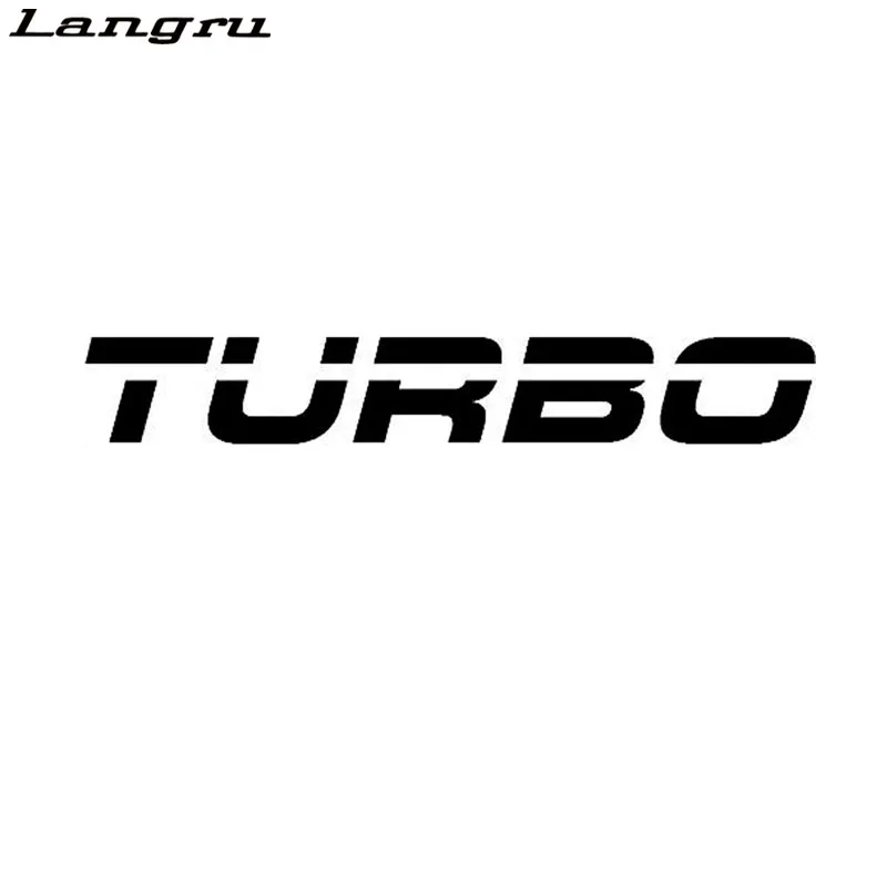 Виниловая наклейка Langru с турбонаддувом автомобильные аксессуары Jdm|Наклейки на