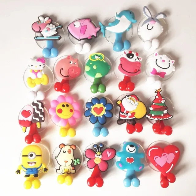 

Animal Cute Cartoon Suction Cup Toothbrush Holder Bathroom Accessories Set 24 colors Wall Suction Holder Tool