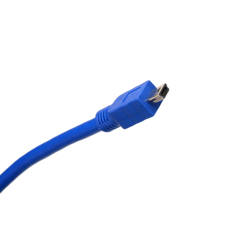 10pin Mini USB 3.0 Cable SuperSpeed Blue - Type A-Male to B 10-Pin Male 1 Meter (3 Feet) Round | Электроника