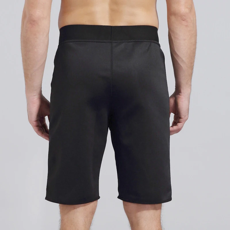 Мужские неопреновые тренировочные штаны для фитнеса бега спорта сауны шорты с