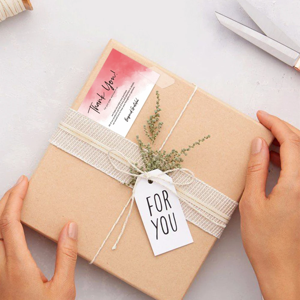 30PCS &quotThank You For Your Order" Cards Beyond Grateful Labels Small Businesses Inserts Gorgeous Appreciate Package Gifts | Дом и сад