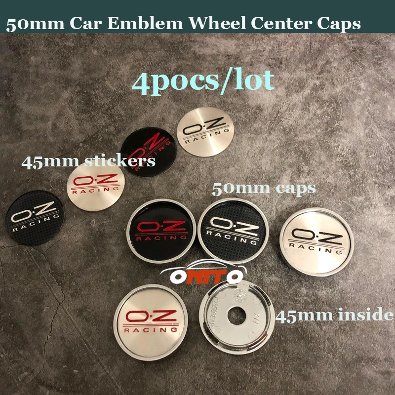 

50mm 4pcs/lot Auto Wheel Center Logo Emblem Caps for Racing 45mm Car Wheel Hub Sticker Wheels 3D Label Covers Car Accessories