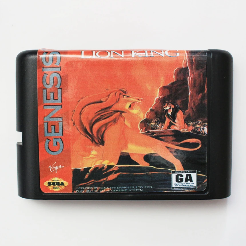 Игровая карта Lion King 16 Bit для Sega Mega Drive &amp Genesis | Электроника