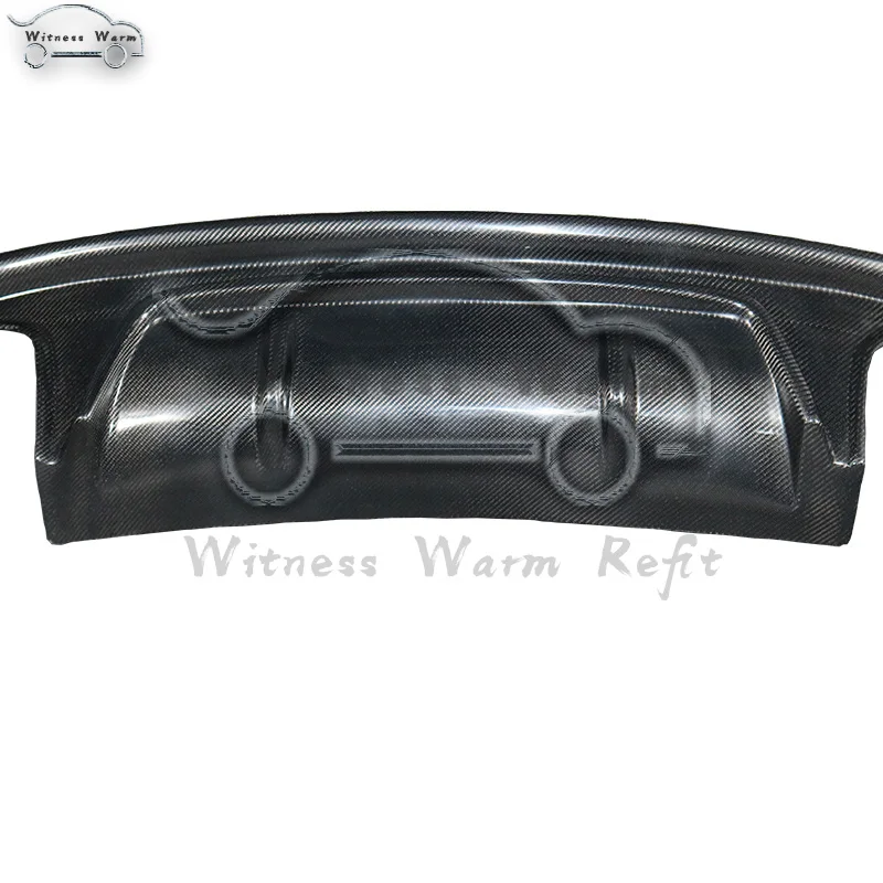 A4 B8.5 Spoiler Carbon Fiber Rear Bumper Diffuser Lip Spoiler For Audi Sport Sline And S4 Model 2013