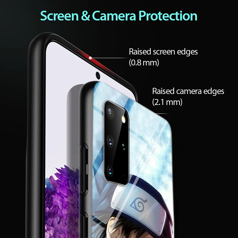 

Anime Naruto for Samsung S20 Ultra Plus A91 A81 A71 A51 UW A41 A42 A31 A21 A21S A11 5G Bright Black Phone Case