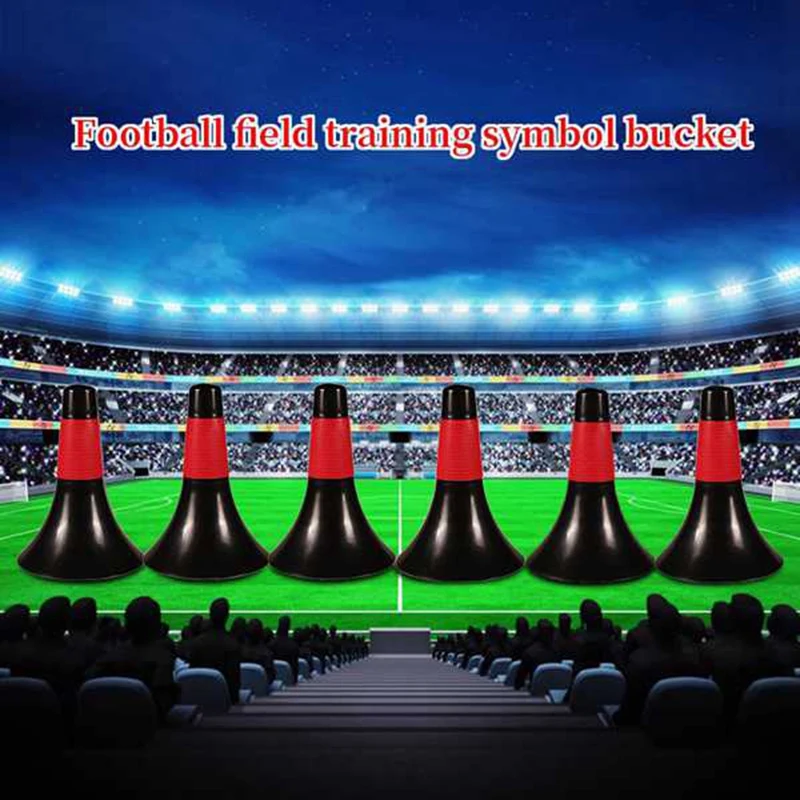 

5 Pack Agility Cones for Training Basketball - Non-Slip Cone Themed Party Decoration - for Soccer Skating Drills