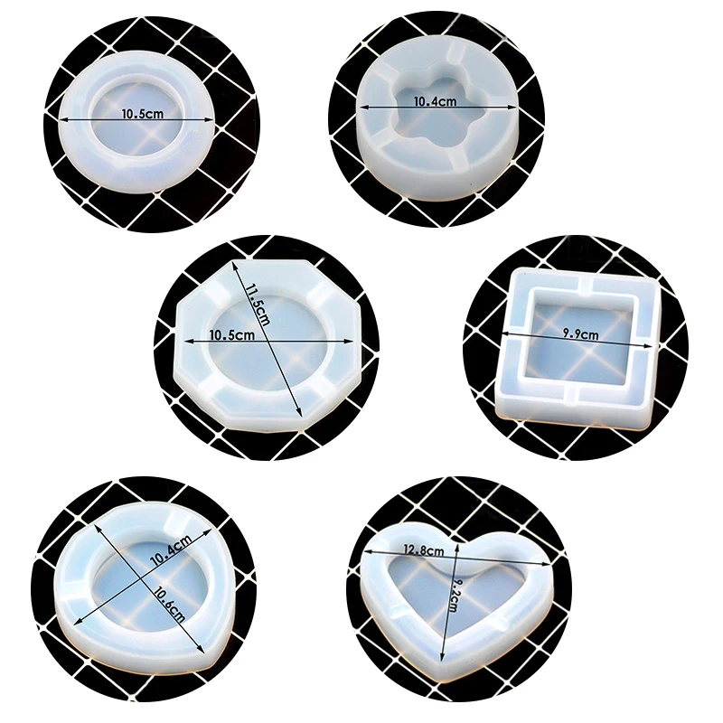 Новый горшок Сделай Сам Плесень пепельница горка Гибкая силиконовая форма