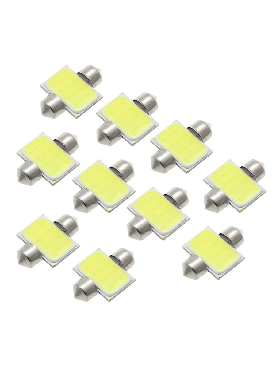 6000K DC12V автомобильный монолитный блок светодиодов C5W C10W 31 мм 36 39 41 белый цвет