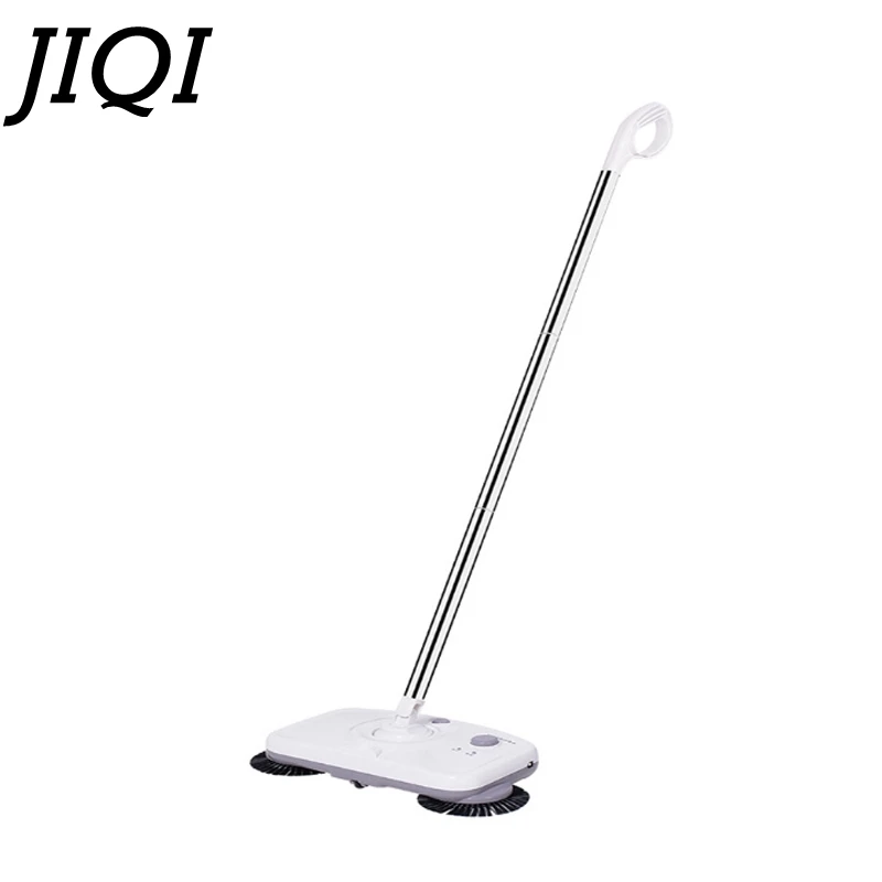 JIQI Chargable Hand-push sweeping mopping machine Sweeper mop wireless household appliances cleaner dustpan set broom artifact | Бытовая