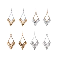e7192 zwpon two tone cutout hammered arrow earrings for women 2020 new arrival