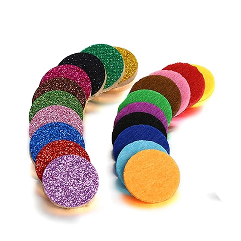 

20pcs/Set Felt Pads for Aromatherapy Necklace Bracelets Keychains Rings Buttons