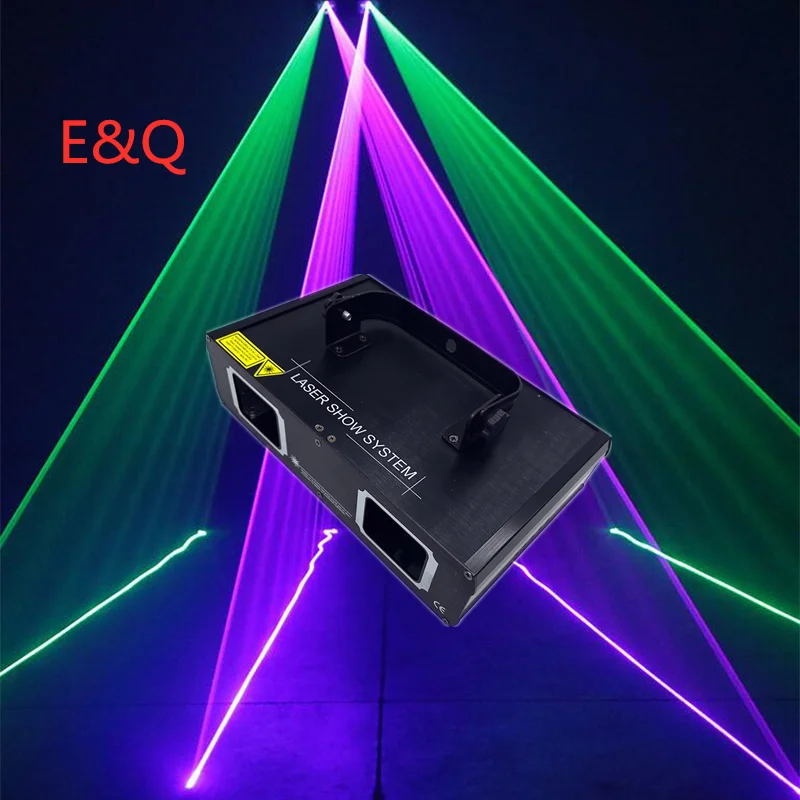 Factory Outlet Laser Lamp 2 Head Laser Dual Hole Stage Effect DMX512 Lighting For DJ Disco Party KTV Nightclub And Dance Floor