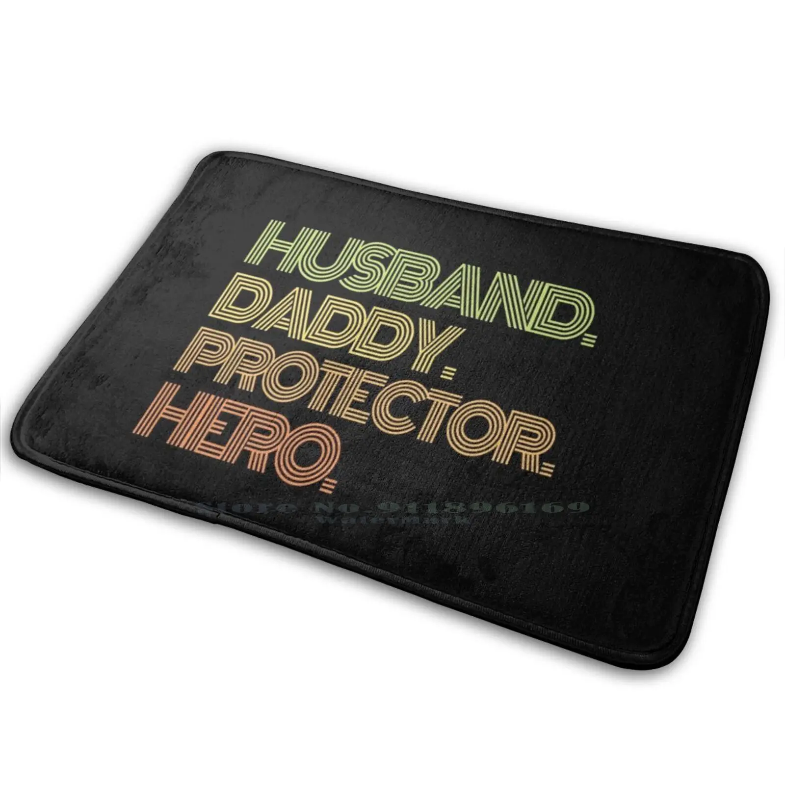 Husband Daddy Protector Hero 2020 Mat Rug Carpet Anti-Slip Bedroom Entrance Door | Дом и сад