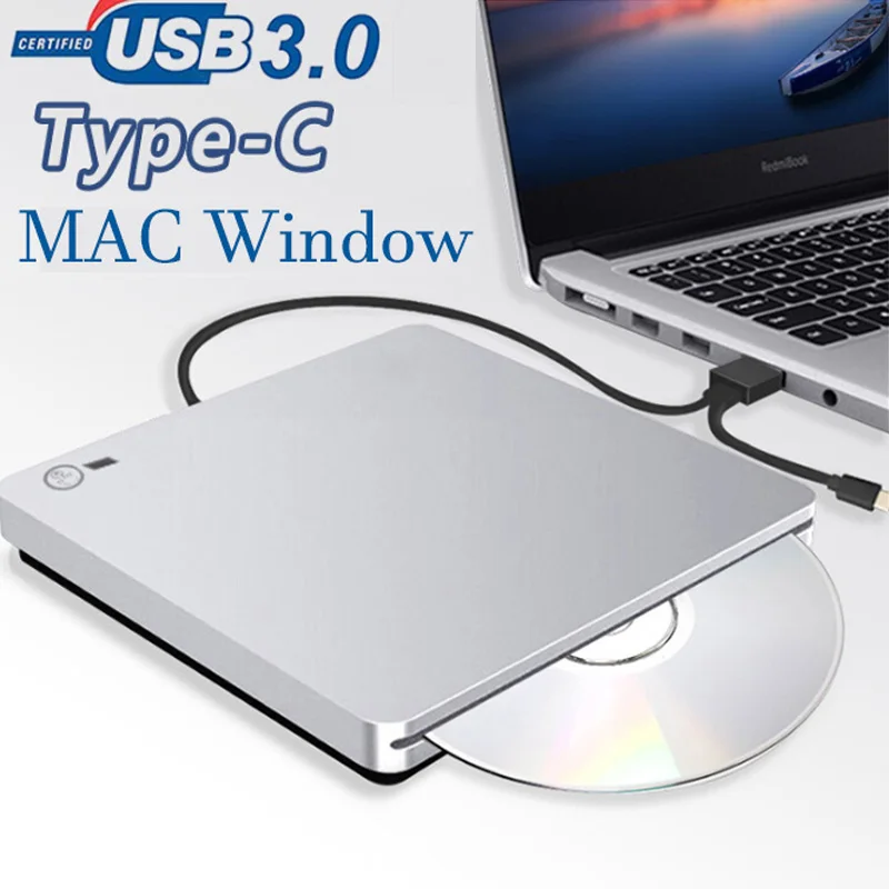 USB 3 0 DVD-ROM Оптический привод внешний тонкий CD ROM дисковый ридер для настольного ПК