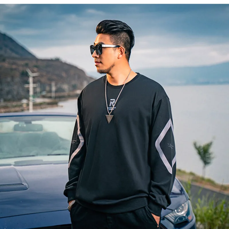 

Men's Hoodies Plus Size XXL-7XL Sweatshirt Oversized 80-140KG Male Streetwear Brand Clothing New Style Autumn and Winter 20-40