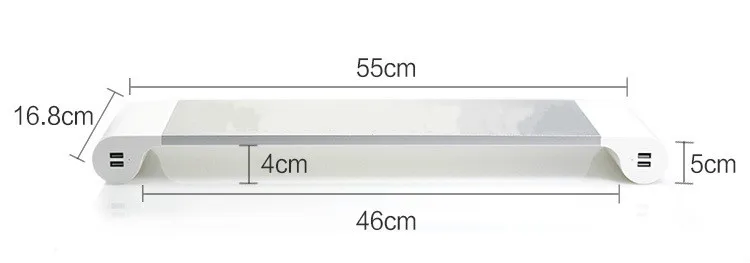 DL TC1 алюминиевая настольная подставка для монитора ноутбука нескользящая с 4