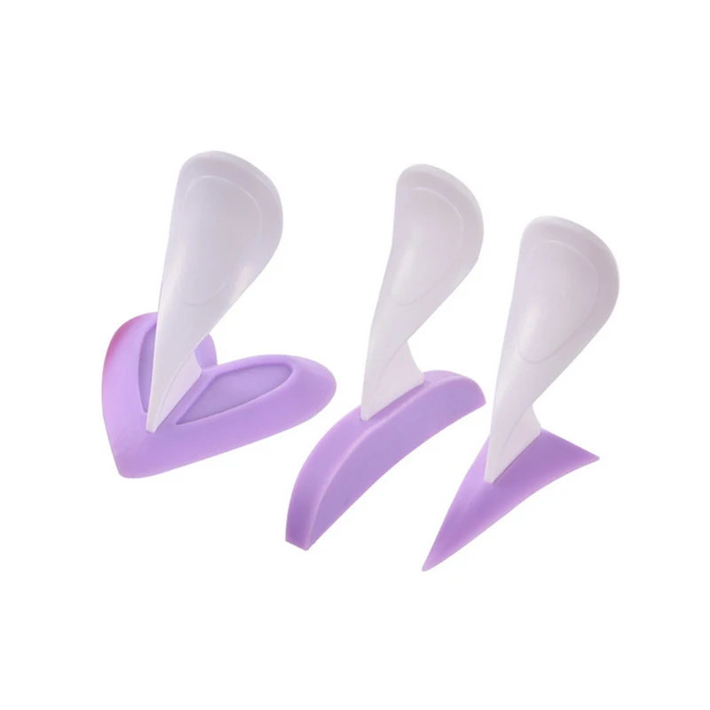 Фиолетовая бритва бикини в форме сердца треугольник прямая Лобковая триммер для