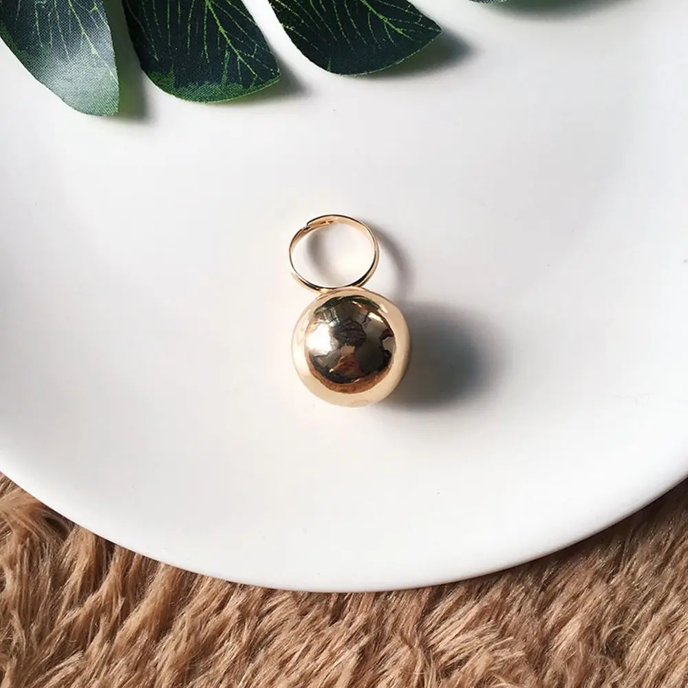 1 шт. Индивидуальные женские кольца стильное и модное большое металлическое