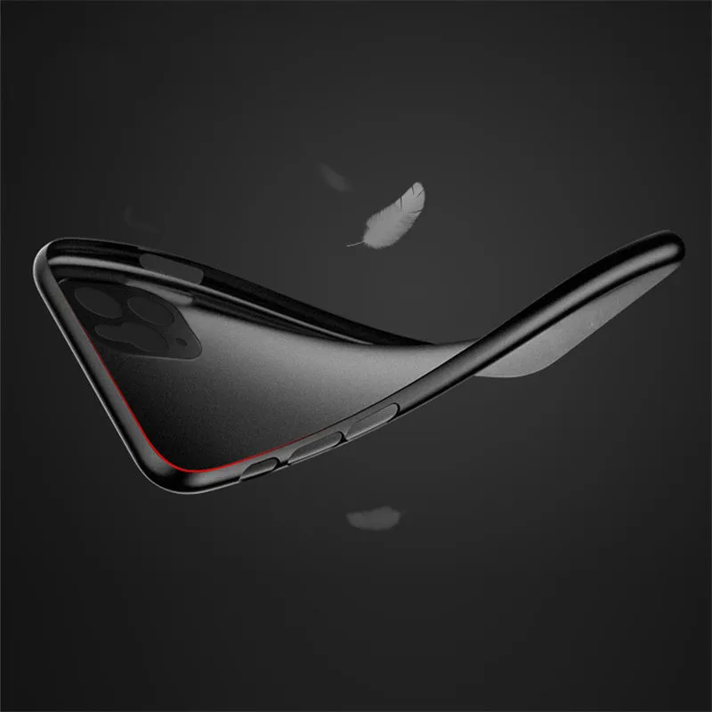 KJOEW Transparent 0.26mm Ultra Thin Matte Phone Case For iPhone 7 8 6 6s Plus 11 Pro X XR XS Max Shockproof Slim Cover Capa |